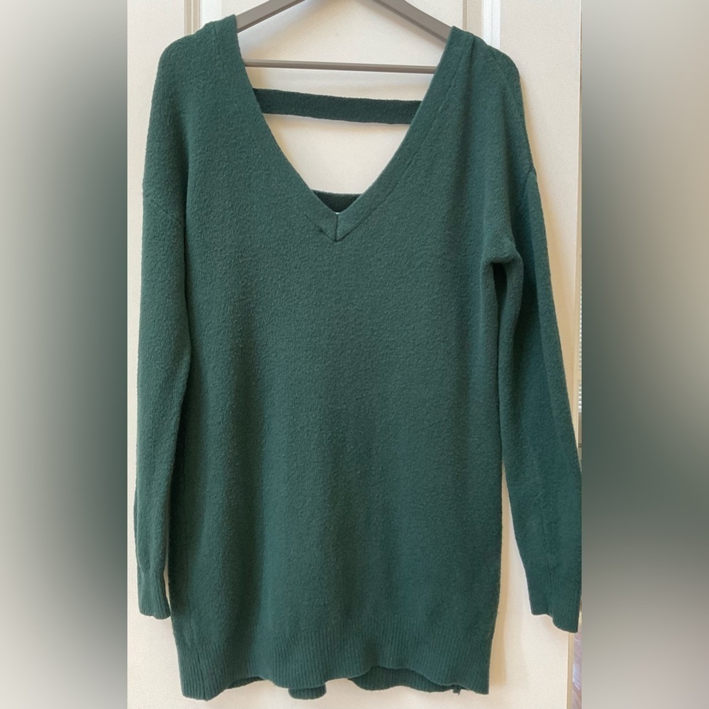 Ruby Moon Deep V/Strappy Back Sweater